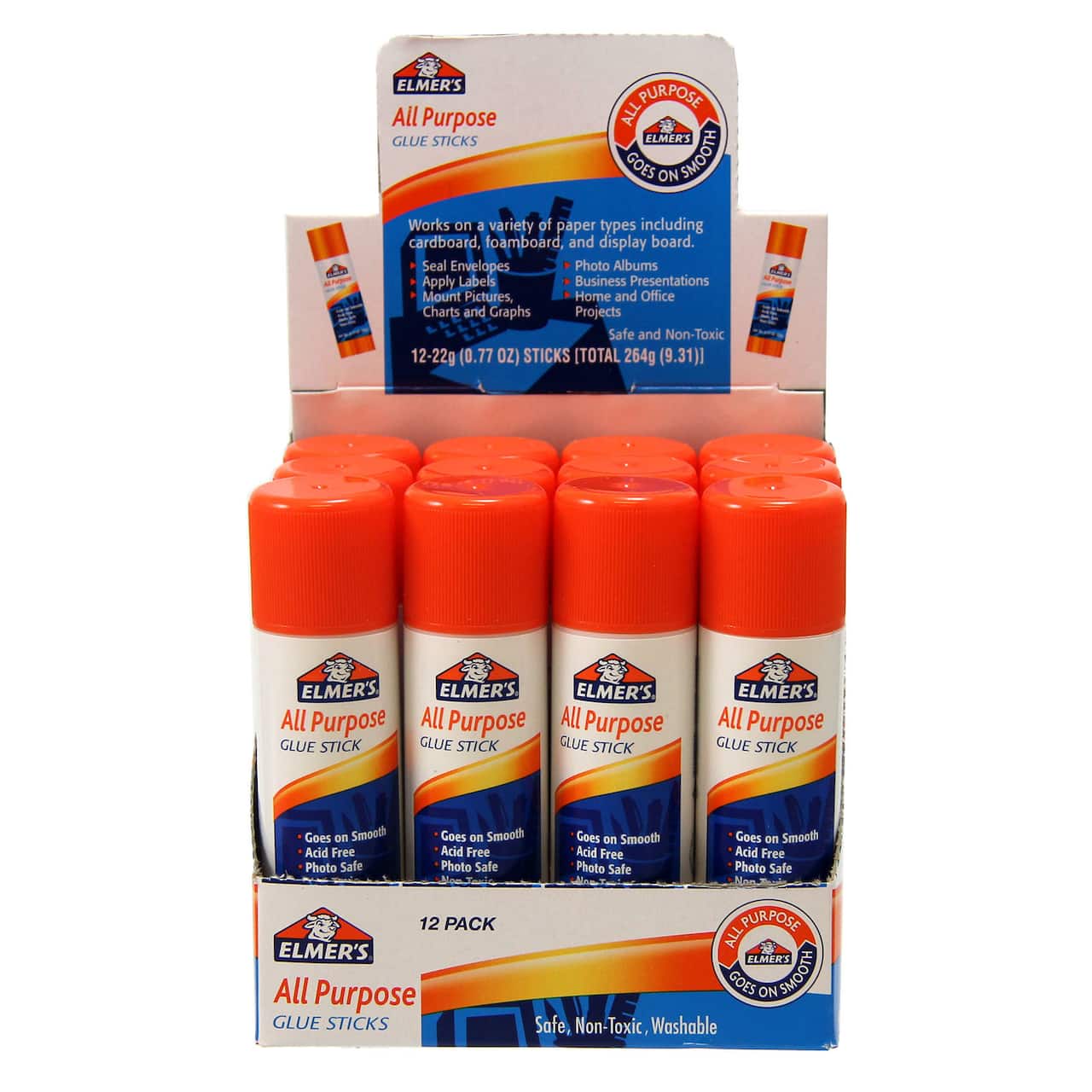 Elmer's® 0.77oz. All Purpose Glue Sticks, 12ct.